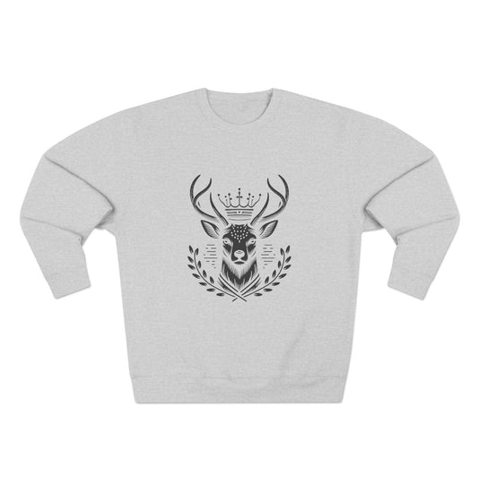Majestic Deer Unisex Crewneck Sweatshirt – Cozy and Stylish for Nature Lovers - Oh Deer Lord