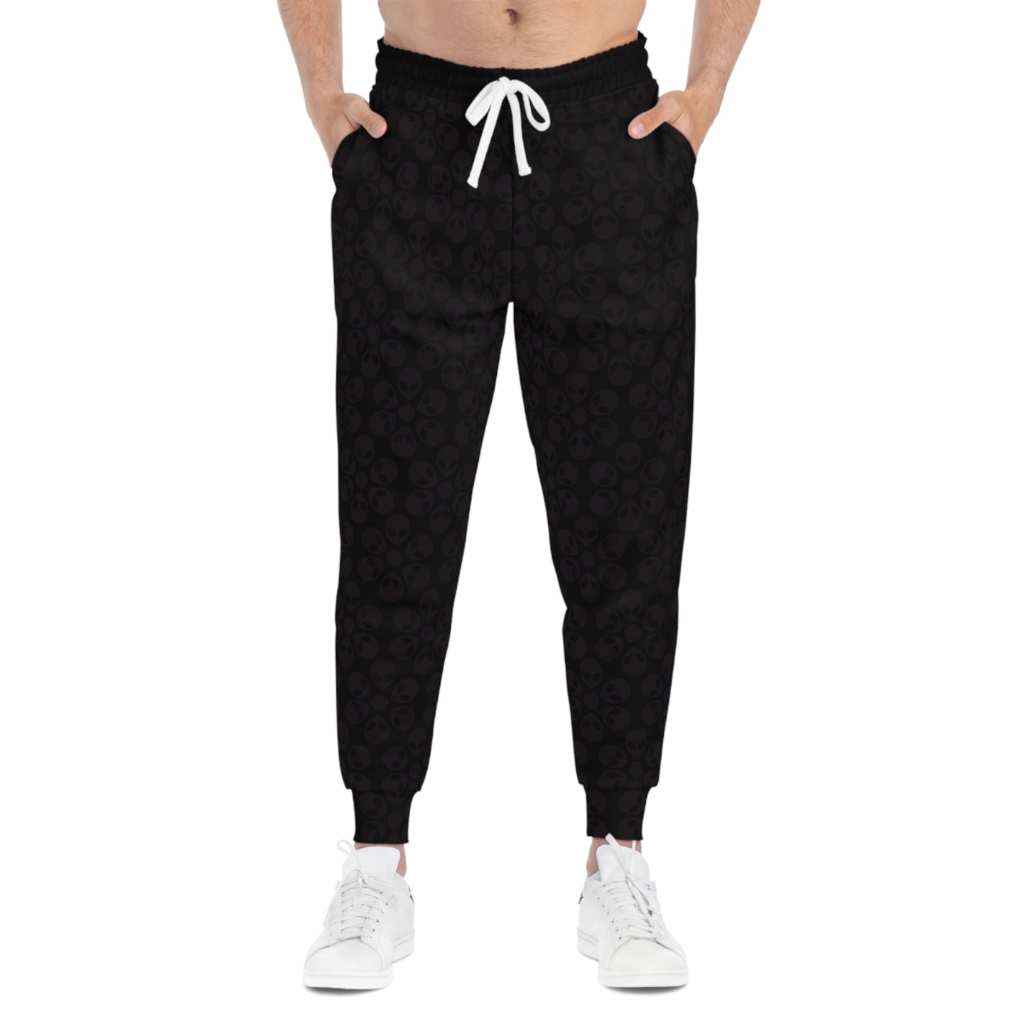 Stylish Floral Athletic Joggers Trendy Joggers Comfortable Workout Pants Casual Loungewear Gifts for Fitness Lovers Alien Flowers Black