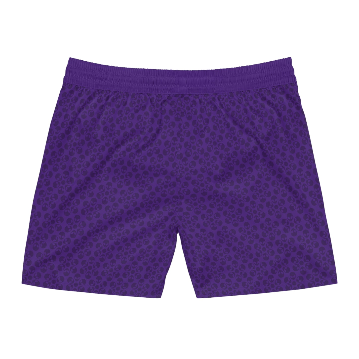 Stylish Mens MidLength Swim Shorts Beachwear Vacation Essentials Poolside Comfort Summer Outfit Trendy Swimwear Alien Flowers Purple