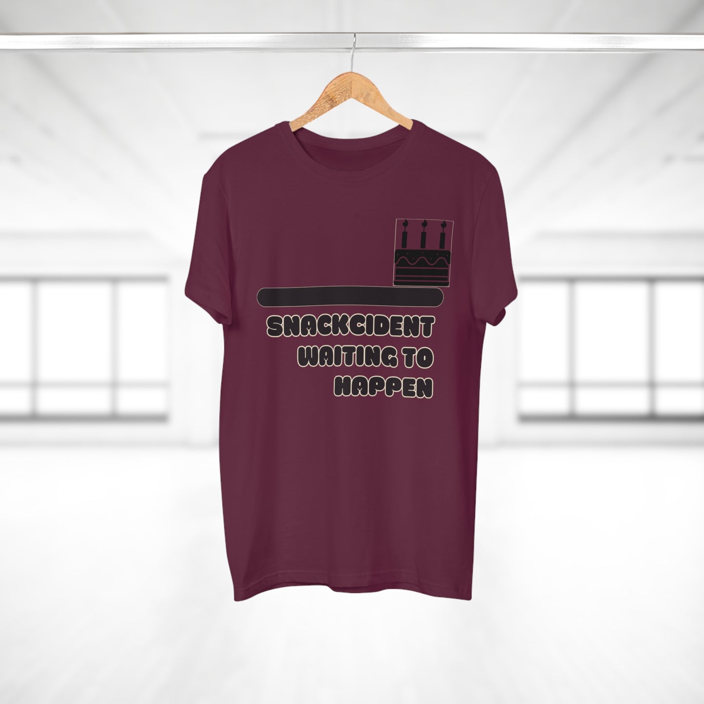 Snackcident Waiting To Happen - Men's T-shirt