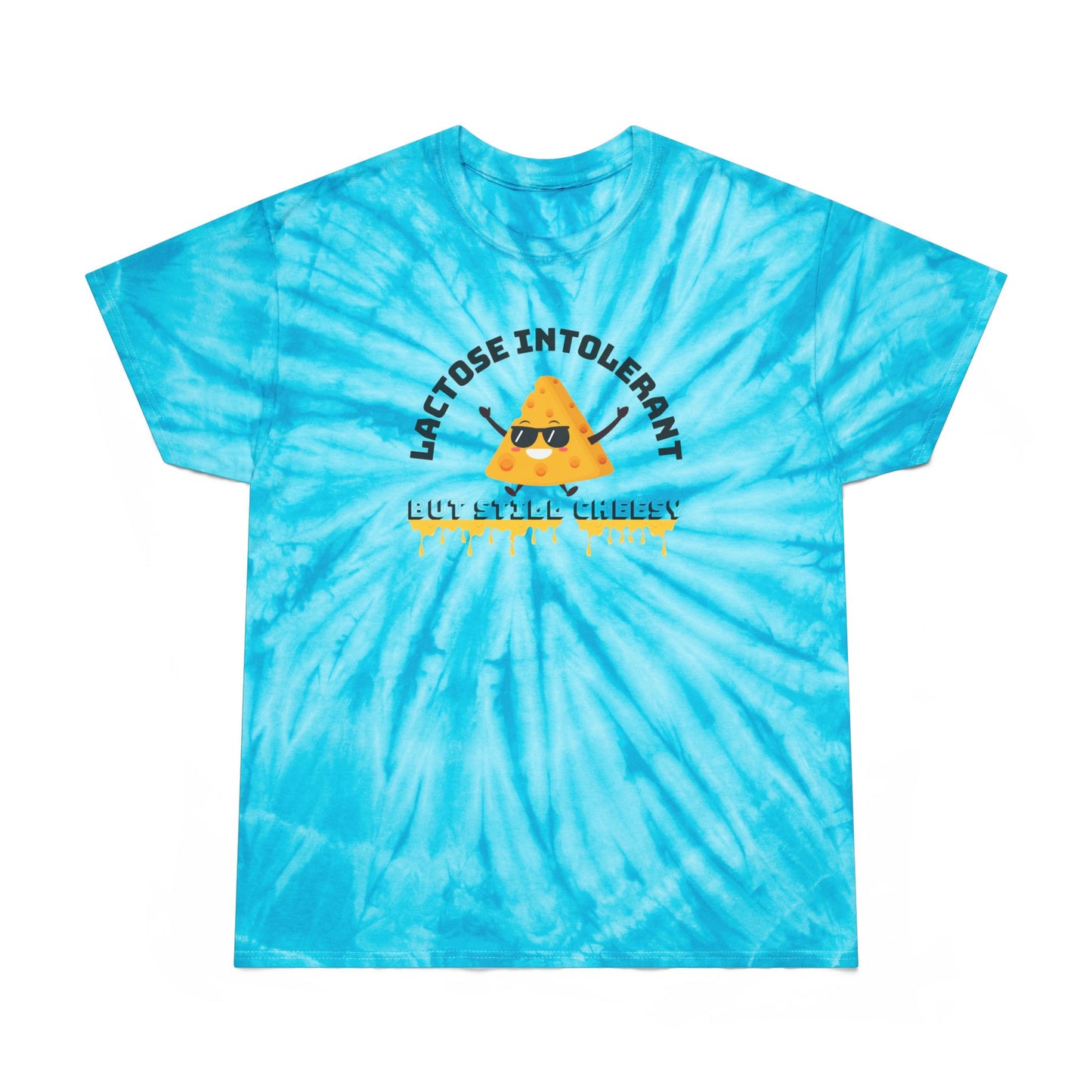Lactose Intolerant Tie-Dye Tee, Fun and Vibrant Yellow T-Shirt for Food Lovers, Perfect Gift for Dairy-Free Friends, Summer Vibes, [...]
