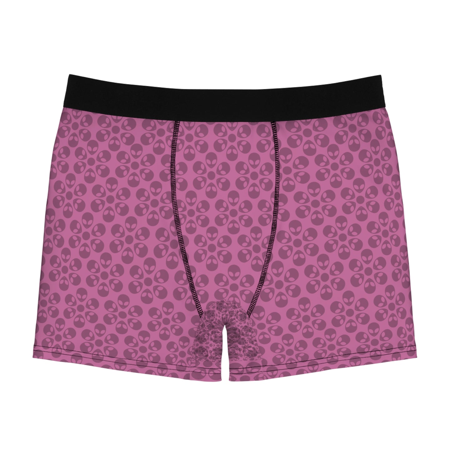 Mens Boxer Briefs  Alien Flowers Light Pink