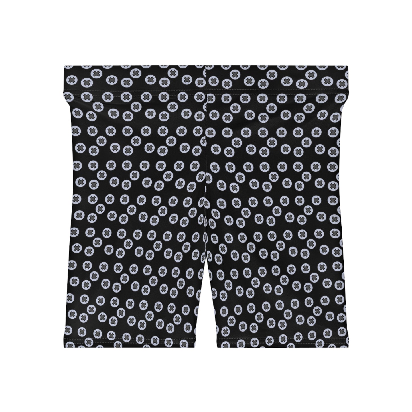 Women's Biker Shorts - Stylish Comfort for Active Lifestyle, Perfect for Gym, Yoga, Casual Wear, Summer Outings, and Fitness. Screwed - Black