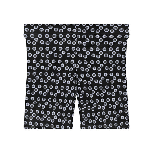 Women's Biker Shorts - Stylish Comfort for Active Lifestyle, Perfect for Gym, Yoga, Casual Wear, Summer Outings, and Fitness. Screwed - Black