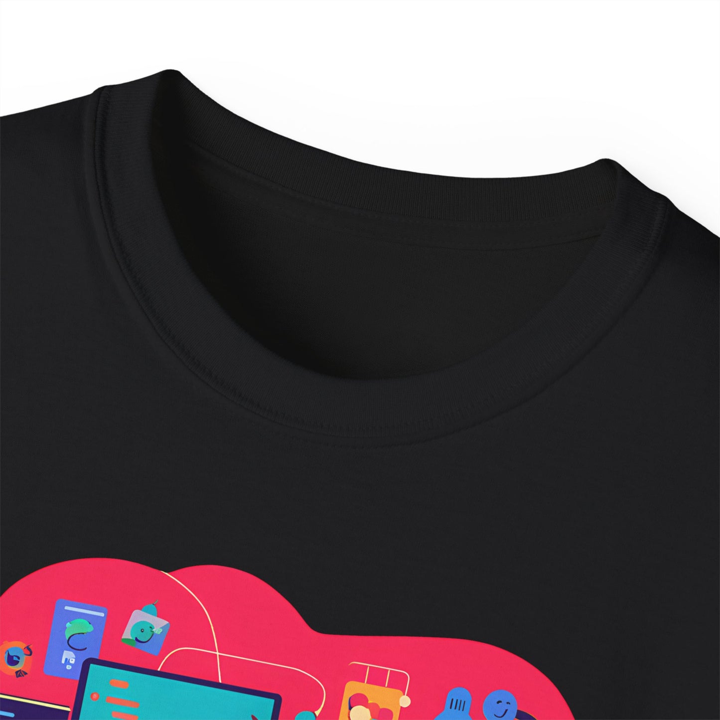 Playful Graphic Tee, Fun Casual Wear, Unique Gift for Gamers, Creative Illustration T-Shirt, Unisex Cotton Shirt, Birthday Present, [...]