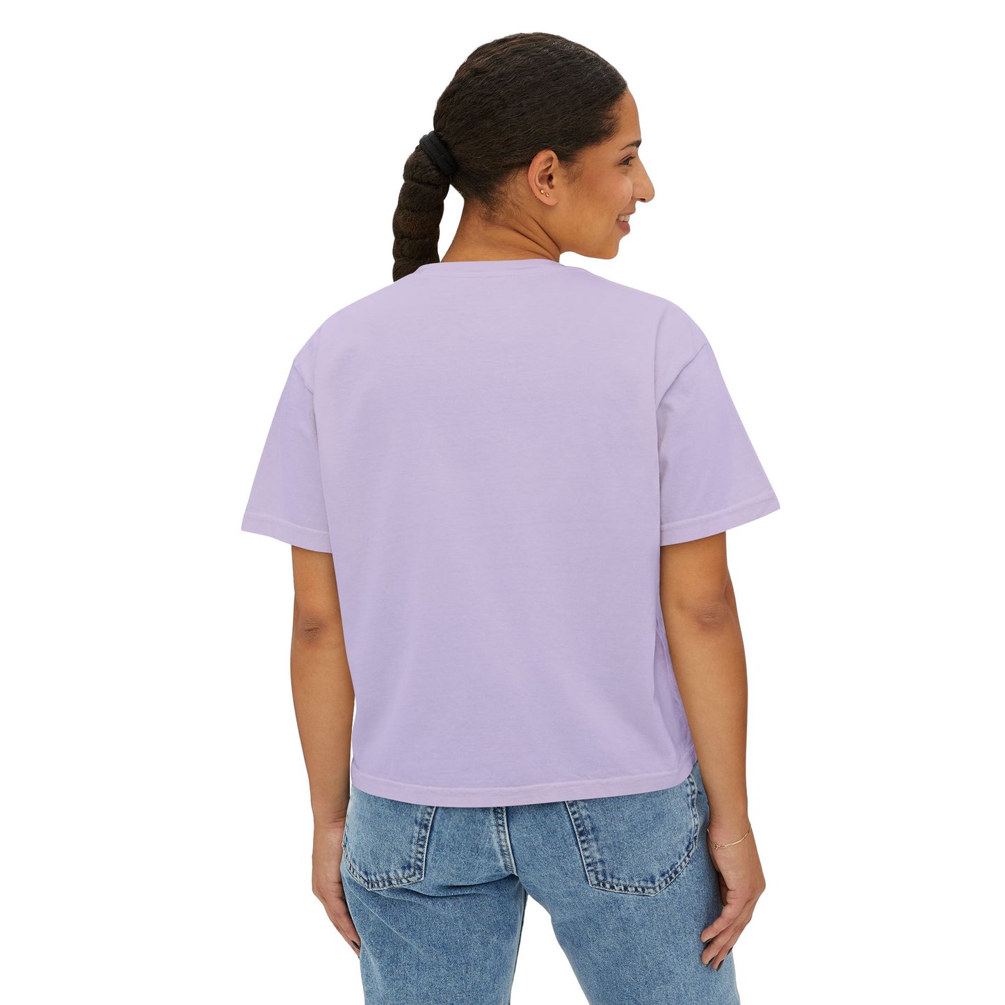 Curious Adventure Women's Boxy Tee, Casual Summer Top, Gift for Foodies, Vintage Inspired Shirt, Chew Curiously Tee
