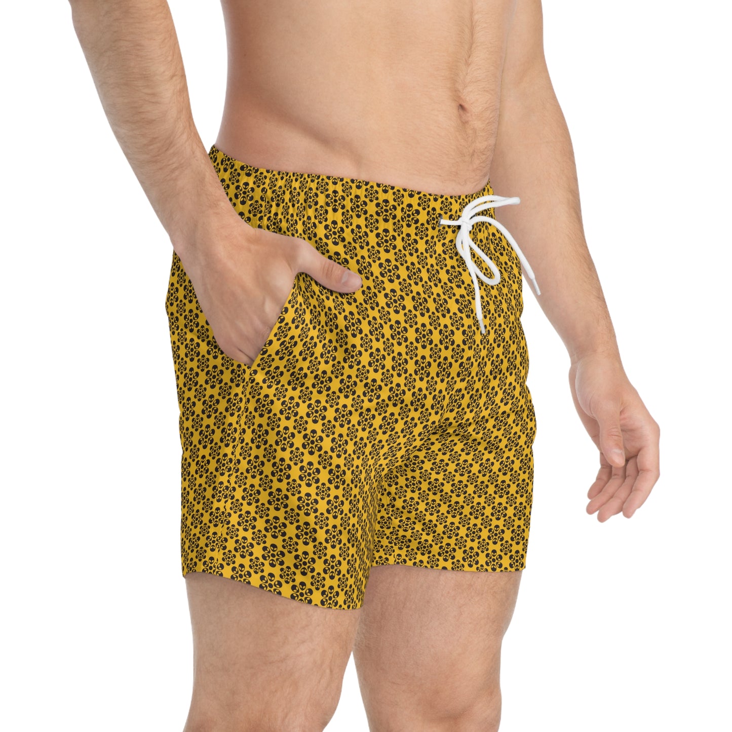 Alien Swim Trunks - Yellow