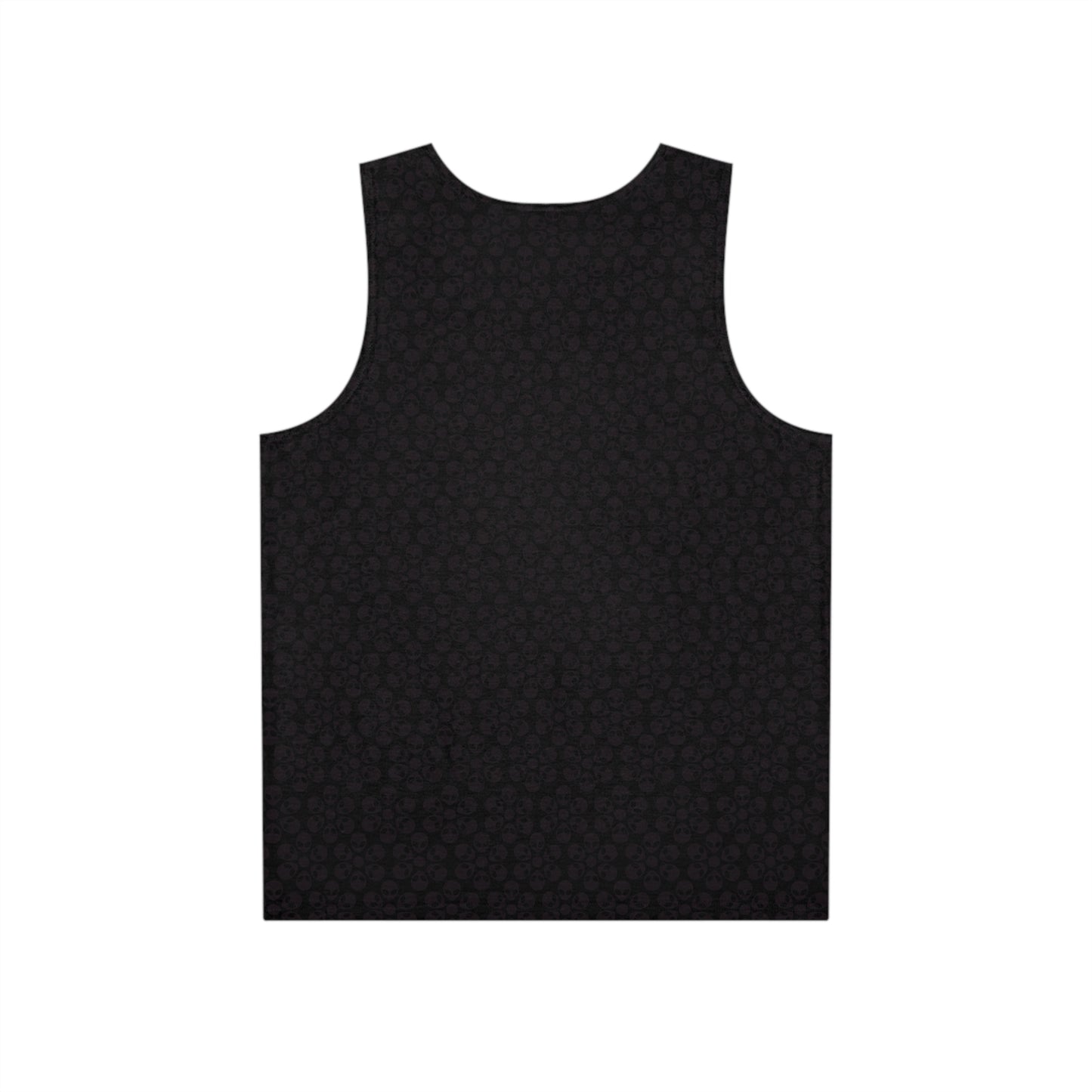 Stylish Mens Tank Top  AOP Leopard Print Summer Wear Fitness Gear Casual Apparel Trendy Vacation Outfit Alien Flowers Black