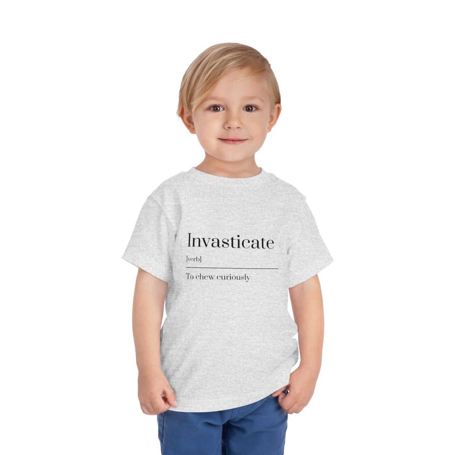 Curious Toddler Tee - Cute Short Sleeve Shirt, Kids Gift, Playful T-Shirt, Educational Apparel, Toddler Clothes