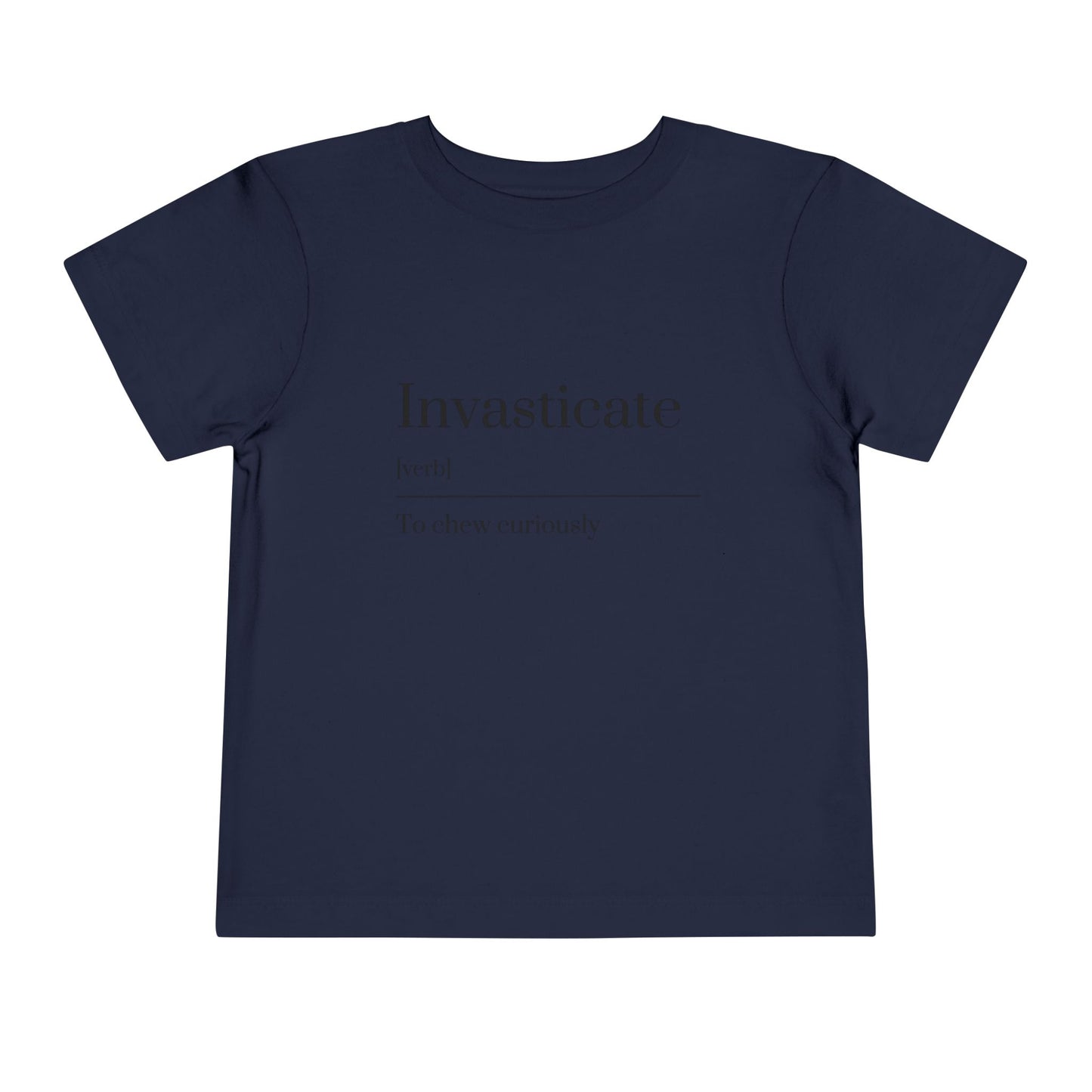 Curious Toddler Tee - Cute Short Sleeve Shirt, Kids Gift, Playful T-Shirt, Educational Apparel, Toddler Clothes