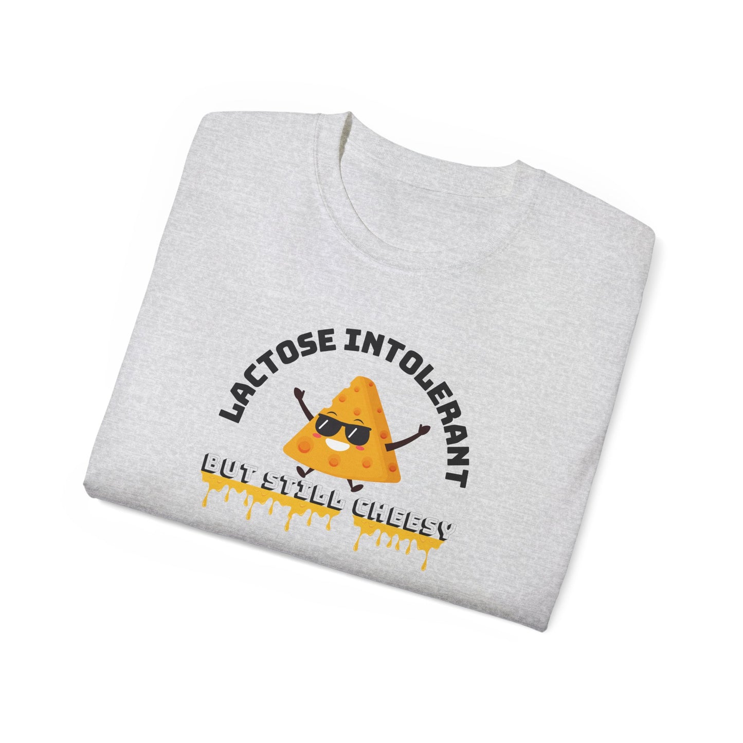 Lactose Intolerant Chill X Unisex Ultra Cotton Tee, Funny T-Shirt, Humor Apparel, Gifts for Dairy-Free Friends, Foodie Shirt