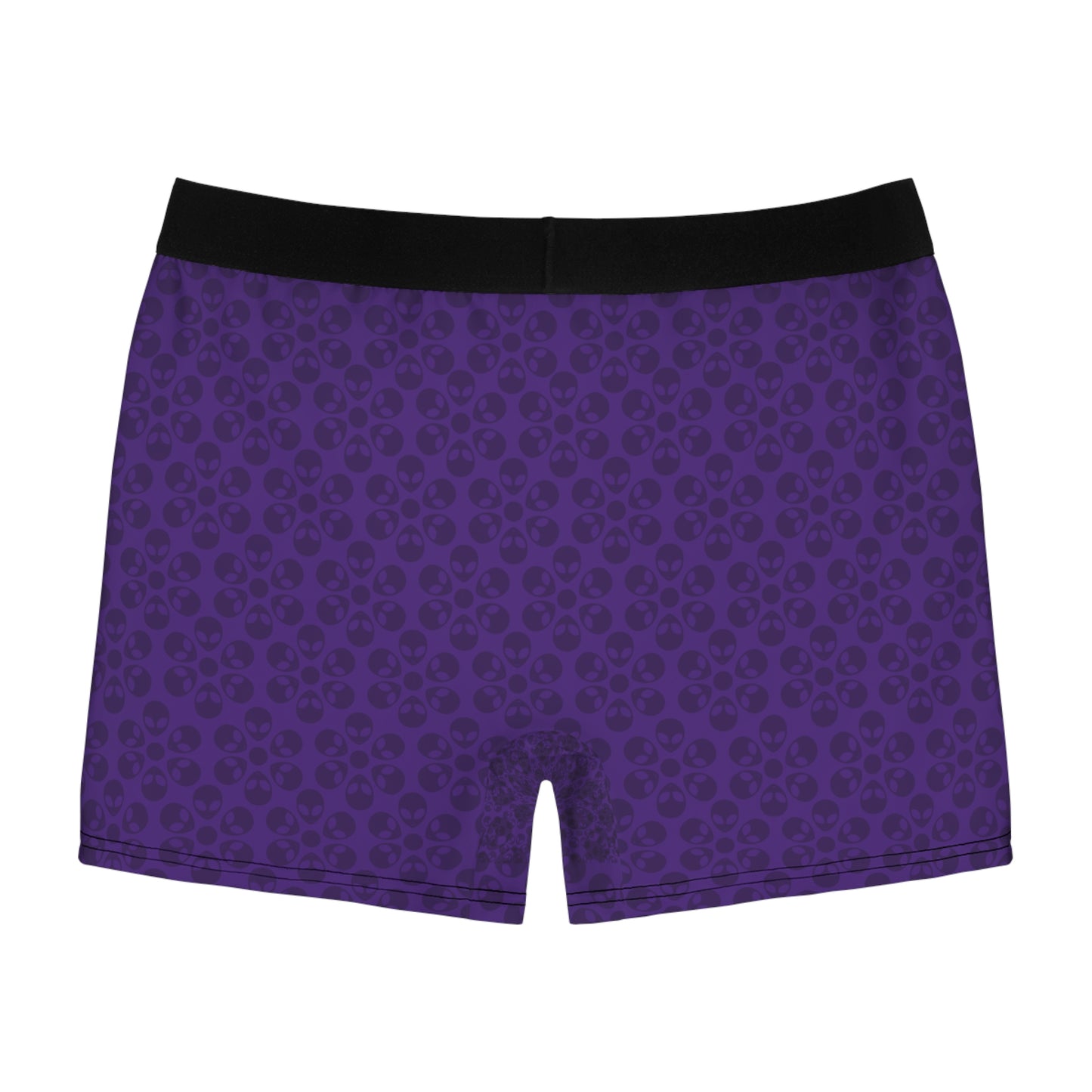 Mens Boxer Briefs  Alien Flowers Purple