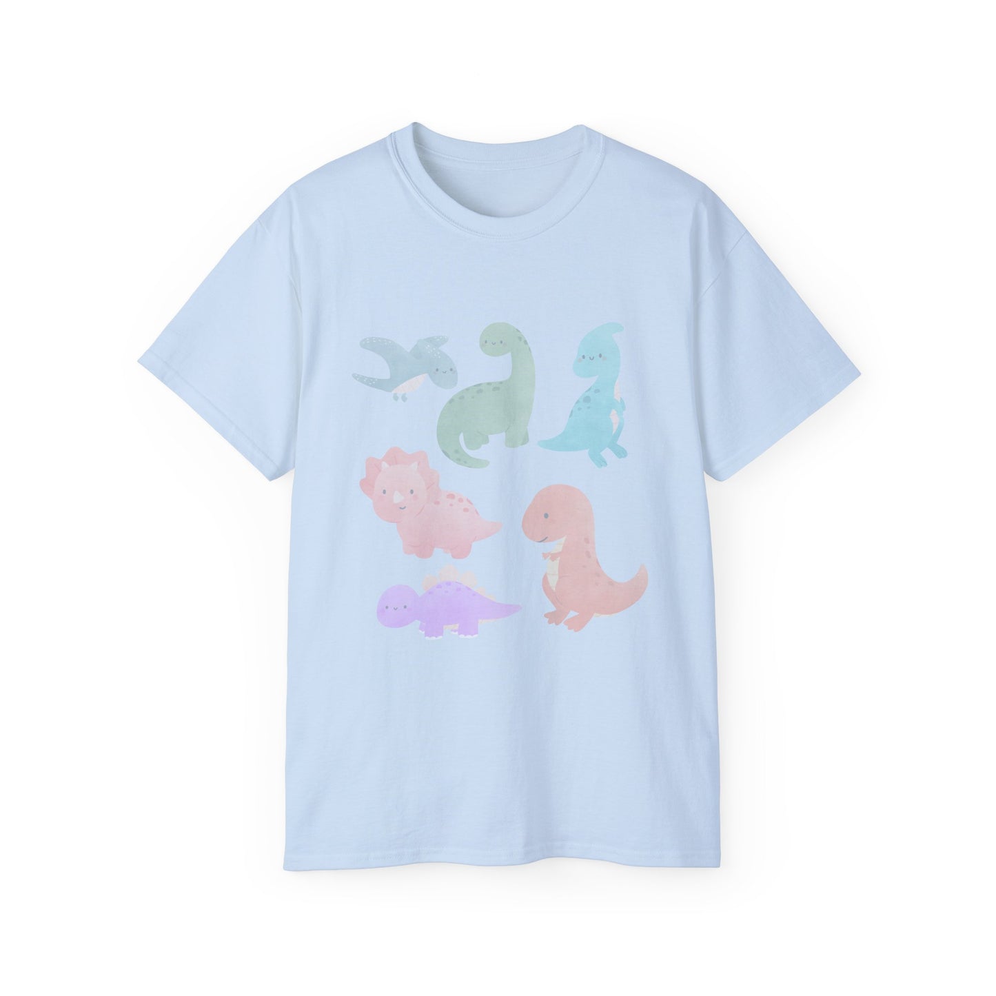 Adorable Dinosaur Graphic Tee - Cute Dino Shirt, Kids Gift, Dinosaur Lovers Apparel, Unisex Casual Wear, Fun Birthday Present