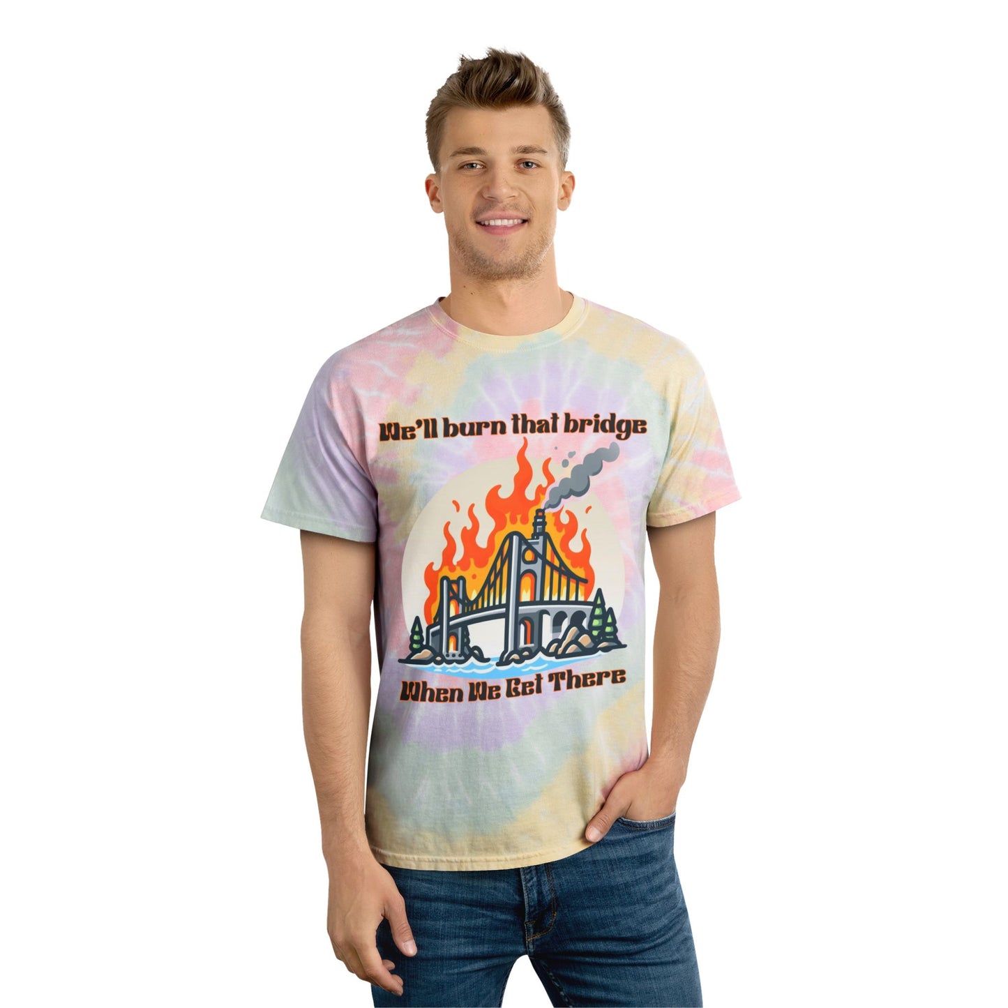 Spiral Tie-Dye Tee - Fun-Casual Shirt for Creative Souls, Vibrant Summer Style, Great for Festivals, Parties, and Chill Days