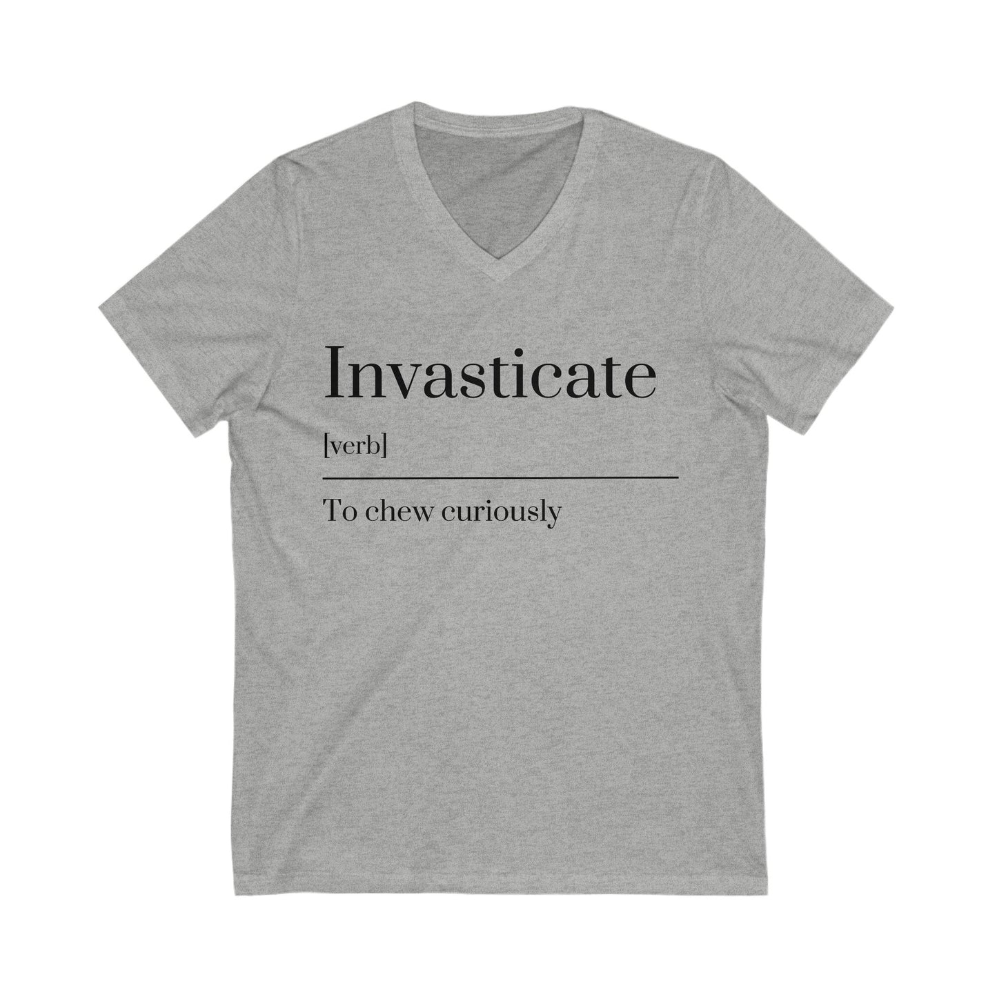 Invasticate Definition Tee, Cute Casual Shirt, Vocabulary Lover Gift, Literary Humor Top, Unique Educational Apparel