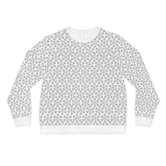 Lightweight Sweatshirt Alien Flowers Light Pink