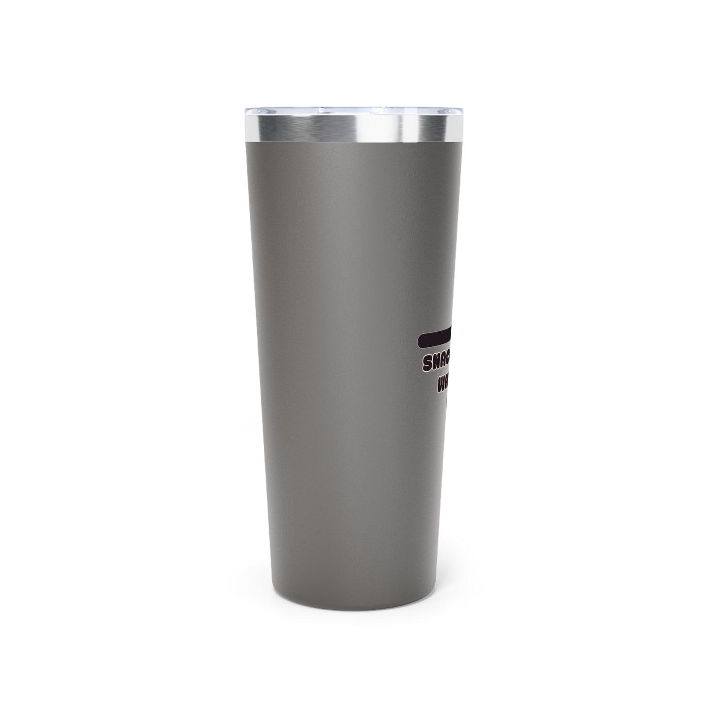 Snackcident Waiting to Happen Tumbler | 22oz Copper Vacuum Insulated Cup for Coffee, Tea, Travel, Birthday Gift, Fun Designs