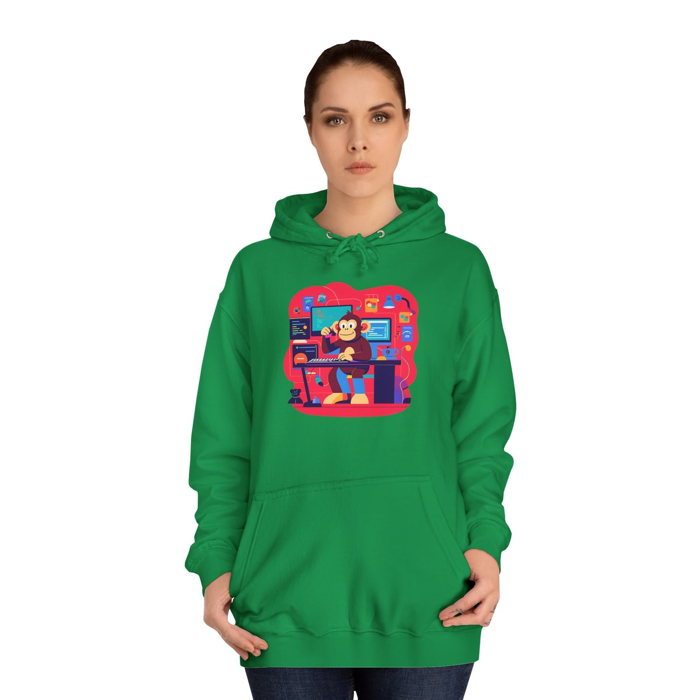 Colorful College Hoodie, Unisex Sweatshirt, School Spirit Wear, Gift for Students, Cozy Campus Apparel, College Graduation Gift
