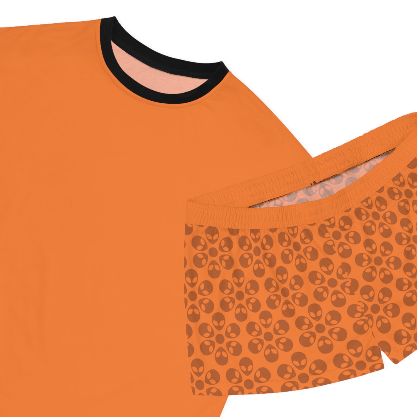 Stylish Womens Pajama Set Cozy Sleepwear AOP Floral Print Perfect for Lounging Gift for Her Summer Nights Relaxation Alien Flowers Crusta