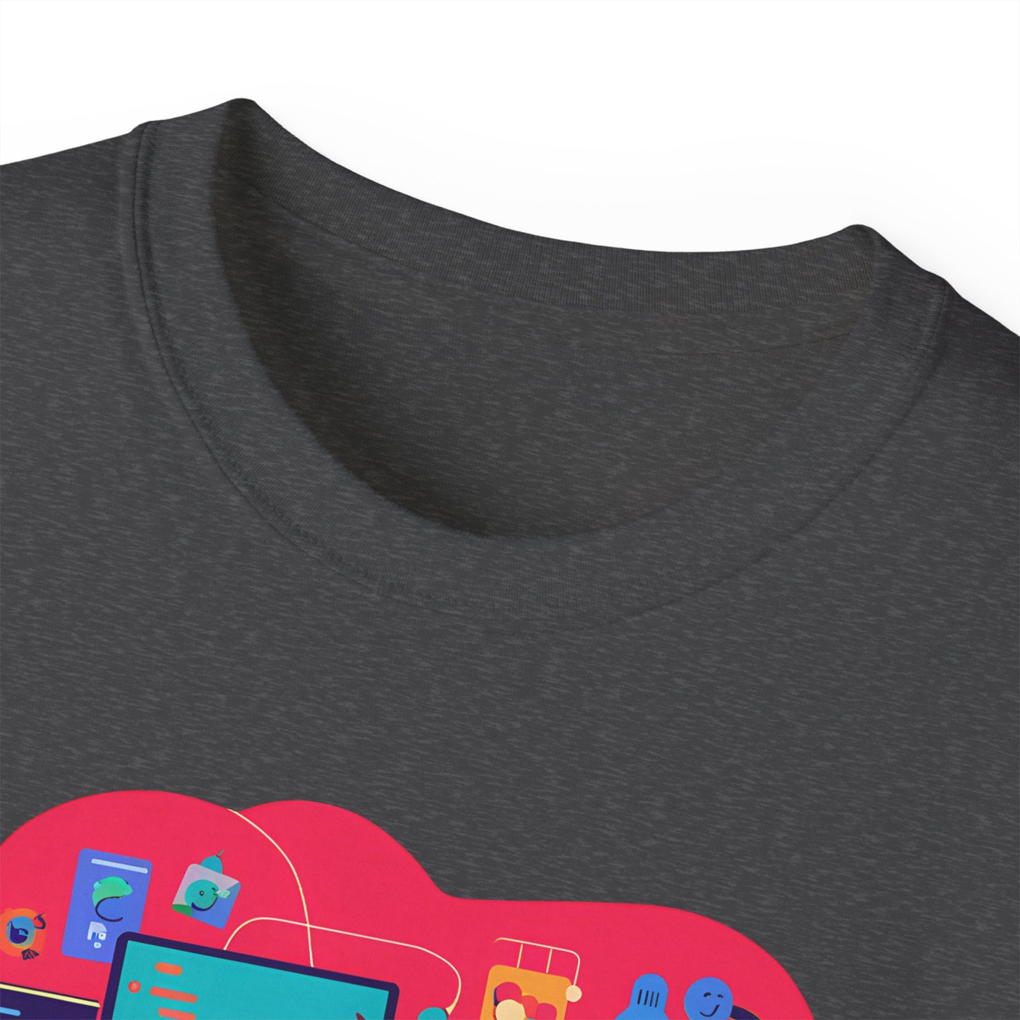 Playful Graphic Tee, Fun Casual Wear, Unique Gift for Gamers, Creative Illustration T-Shirt, Unisex Cotton Shirt, Birthday Present, [...]