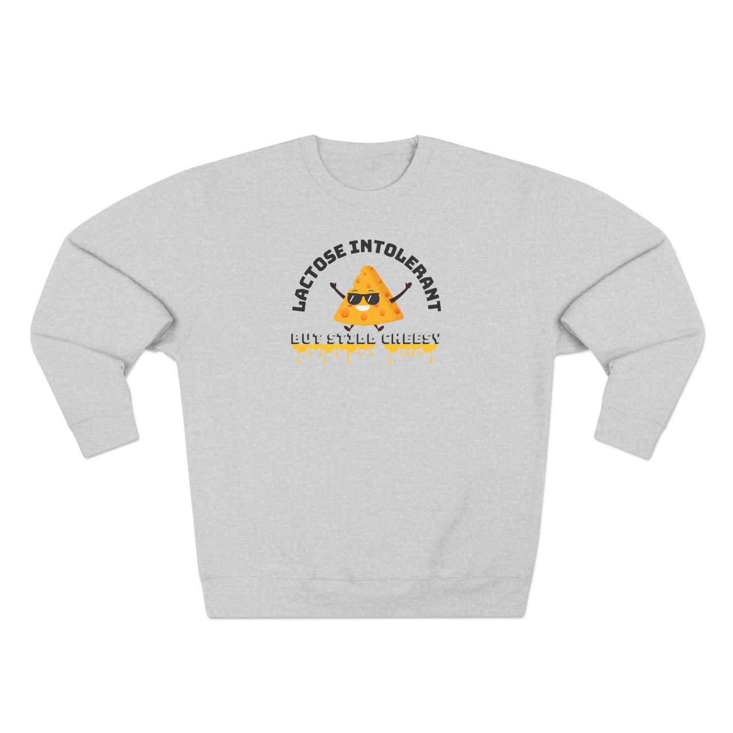 Lactose Intolerant Crewneck Sweatshirt, Humor Gift for Foodies, Cute Sweater for Dairy Lovers, Funny Apparel for Birthdays, Cozy Gift [...]
