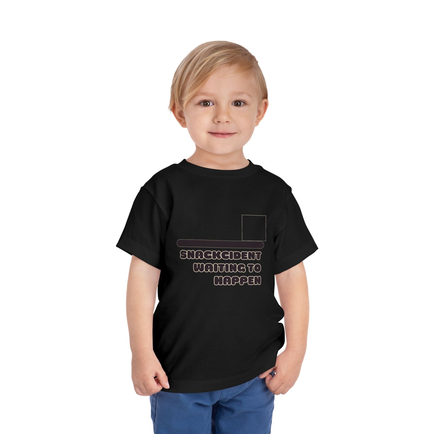 Toddler Birthday Tee - Shackcident Waiting to Happen, Cute Kids Shirt, Fun Party Outfit, Gift for Birthdays, Playful Toddler Apparel