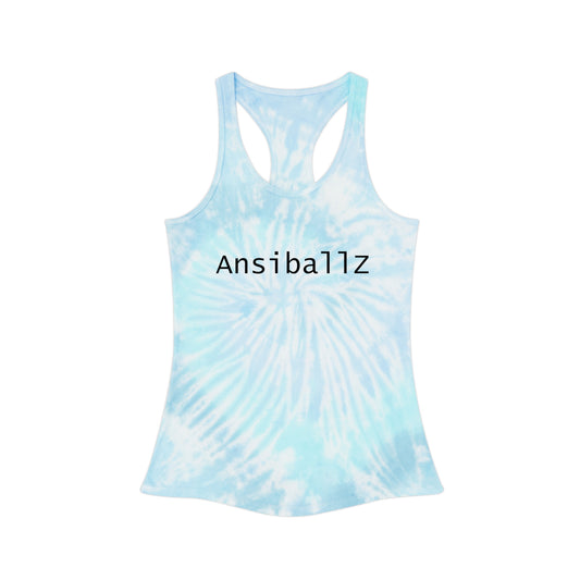 Tie Dye Racerback Tank Top, Summer Activewear, Beachwear Top, Festival Apparel, Casual Workout Shirt, Grateful Vibes