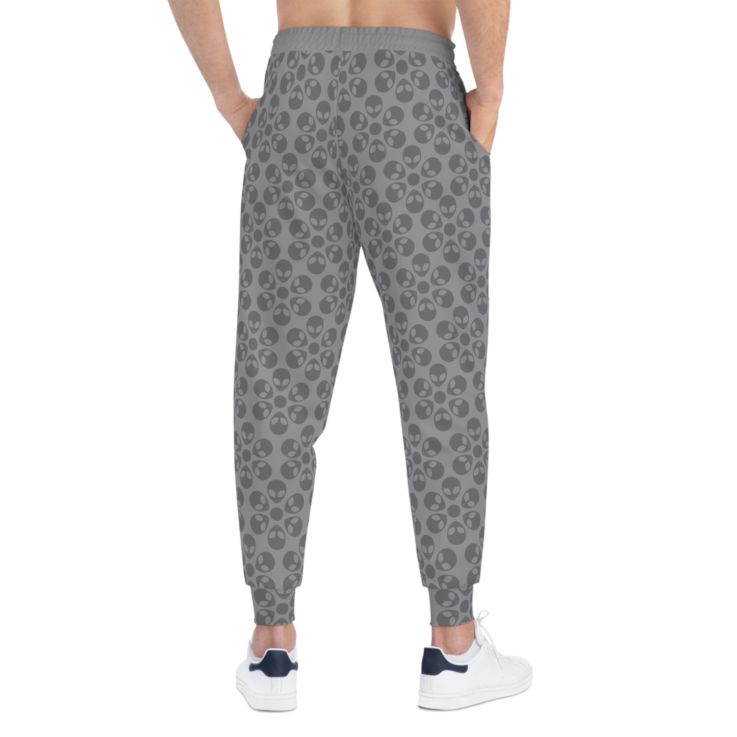 Stylish Floral Athletic Joggers Trendy Joggers Comfortable Workout Pants Casual Loungewear Gifts for Fitness Lovers Alien Flowers Grey