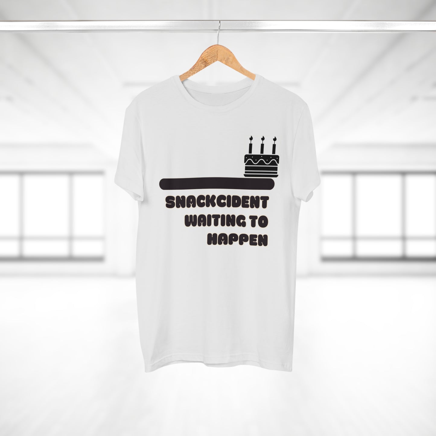 Snackcident Waiting To Happen - Men's T-shirt