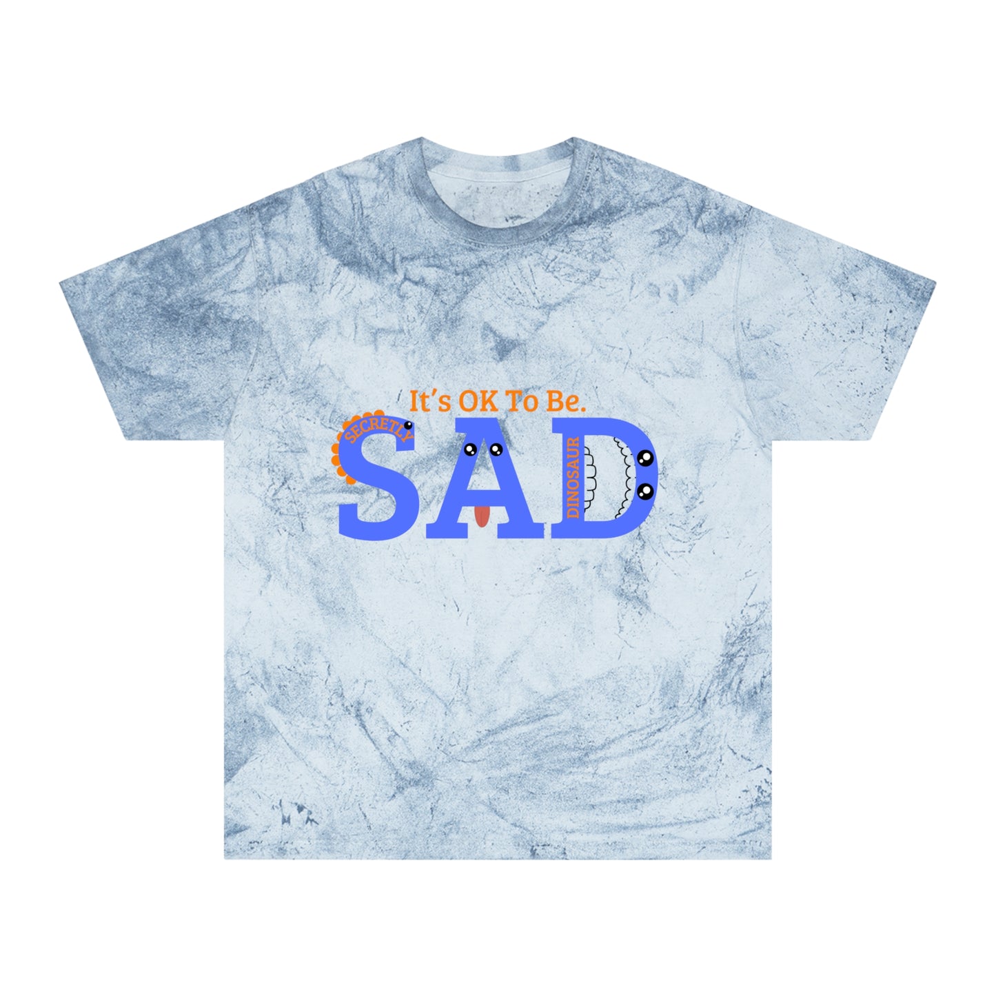 Unisex Color Blast T-Shirt, Comfort Tee, Mental Health Awareness Shirt, Casual Wear, Gift for Friends, Self-Care Fashion