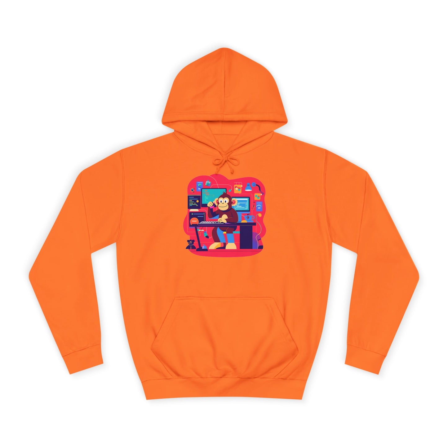 Colorful College Hoodie, Unisex Sweatshirt, School Spirit Wear, Gift for Students, Cozy Campus Apparel, College Graduation Gift