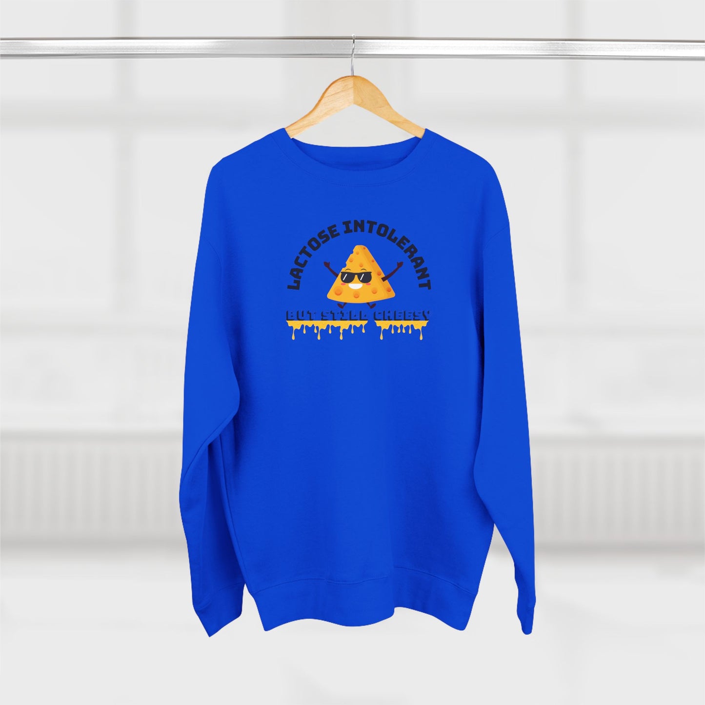 Lactose Intolerant Crewneck Sweatshirt, Humor Gift for Foodies, Cute Sweater for Dairy Lovers, Funny Apparel for Birthdays, Cozy Gift [...]