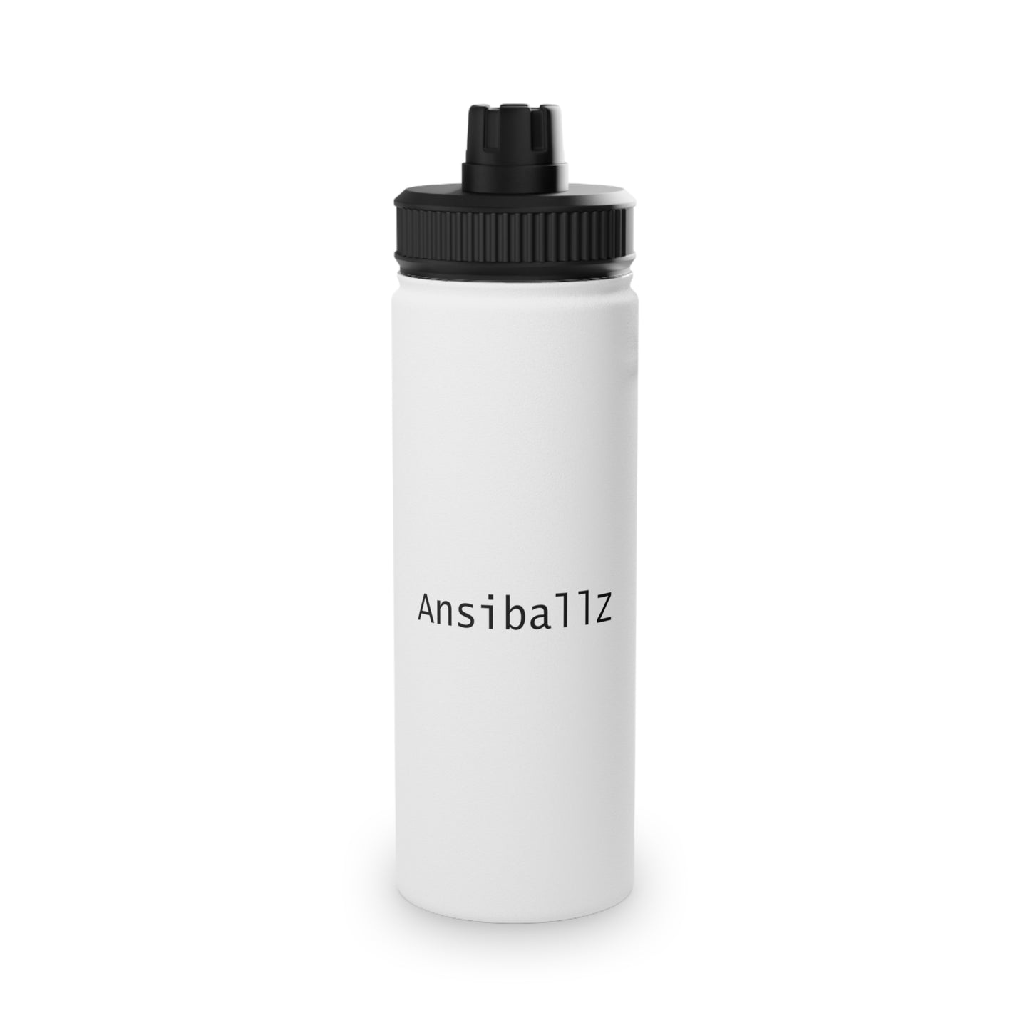 Stainless Steel Water Bottle with Sports Lid | Personalized Hydration, Travel Mug, Gym Bottle, Eco-Friendly Sports Water Container