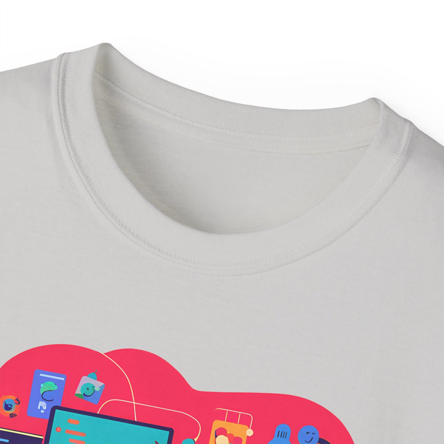 Playful Graphic Tee, Fun Casual Wear, Unique Gift for Gamers, Creative Illustration T-Shirt, Unisex Cotton Shirt, Birthday Present, [...]