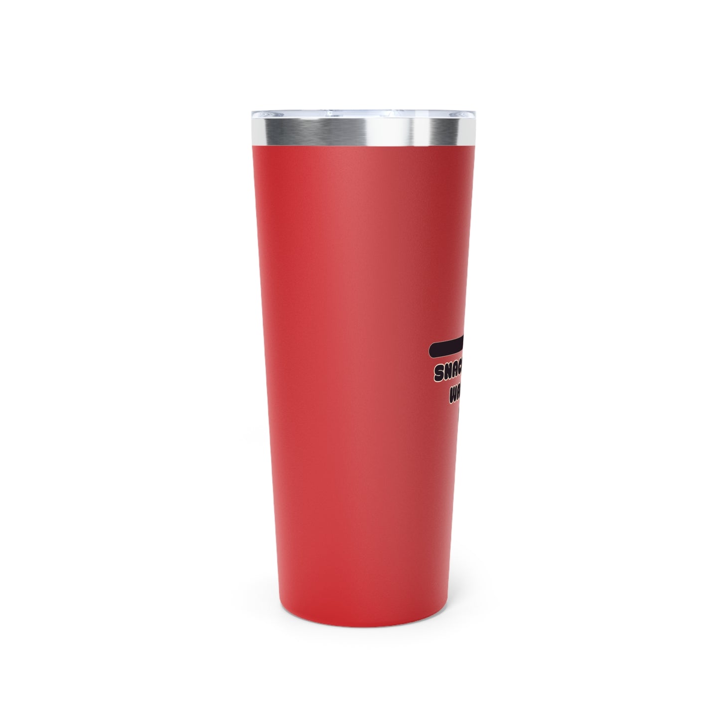 Snackcident Waiting to Happen Tumbler | 22oz Copper Vacuum Insulated Cup for Coffee, Tea, Travel, Birthday Gift, Fun Designs