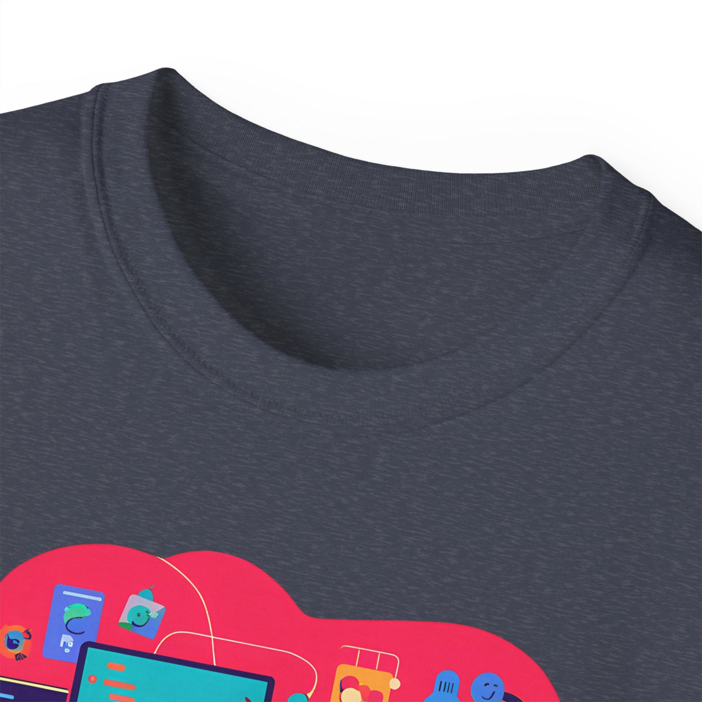 Playful Graphic Tee, Fun Casual Wear, Unique Gift for Gamers, Creative Illustration T-Shirt, Unisex Cotton Shirt, Birthday Present, [...]