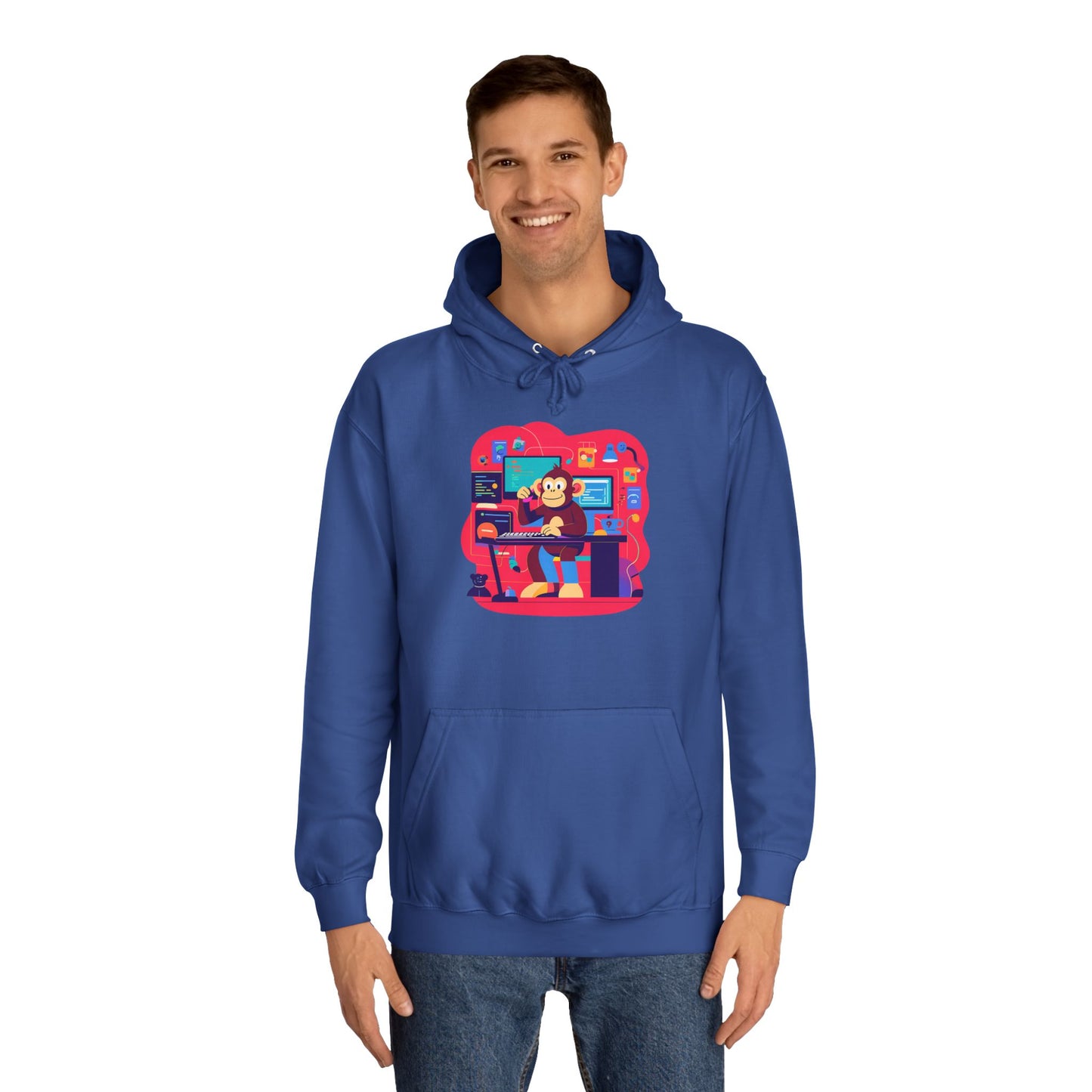 Colorful College Hoodie, Unisex Sweatshirt, School Spirit Wear, Gift for Students, Cozy Campus Apparel, College Graduation Gift