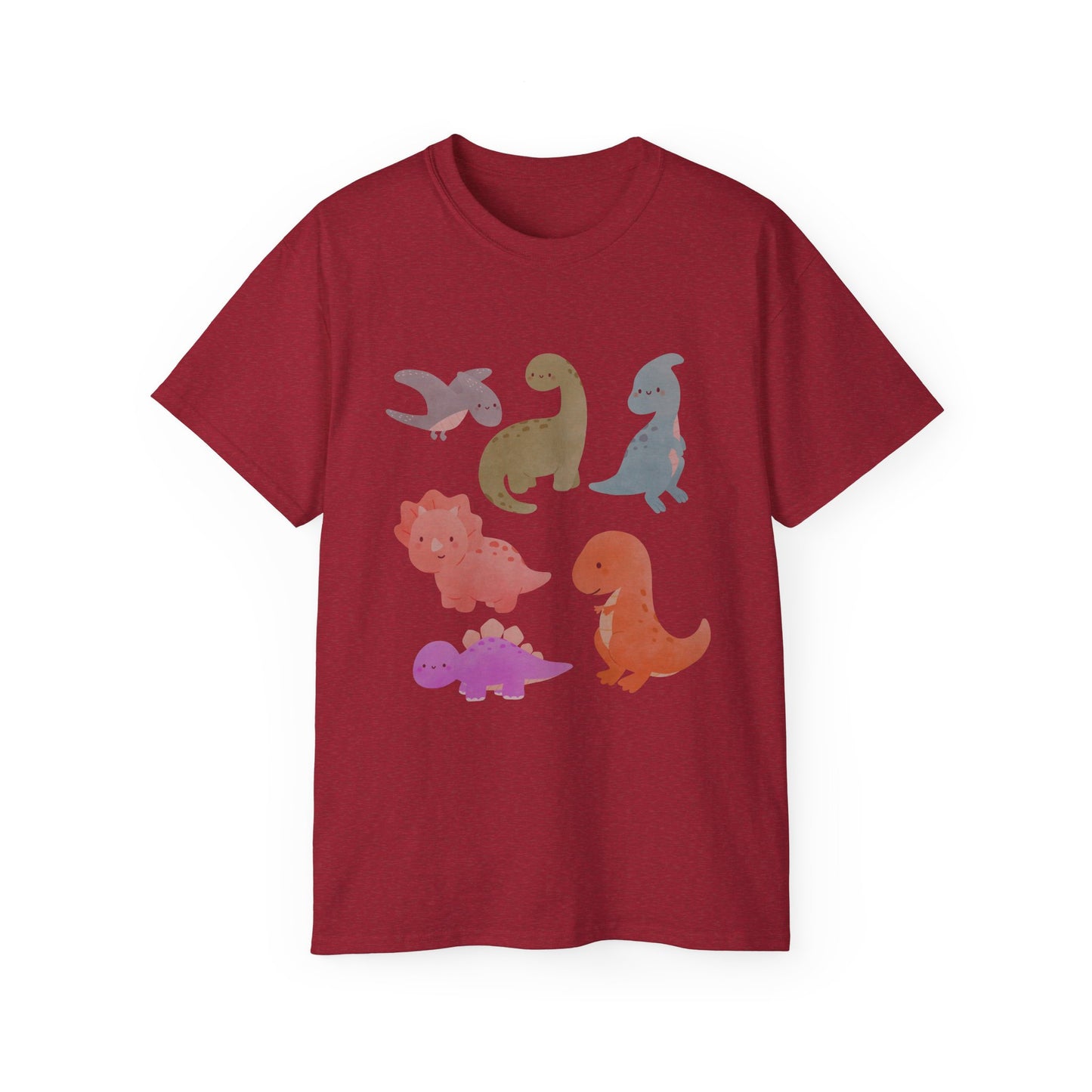 Adorable Dinosaur Graphic Tee - Cute Dino Shirt, Kids Gift, Dinosaur Lovers Apparel, Unisex Casual Wear, Fun Birthday Present