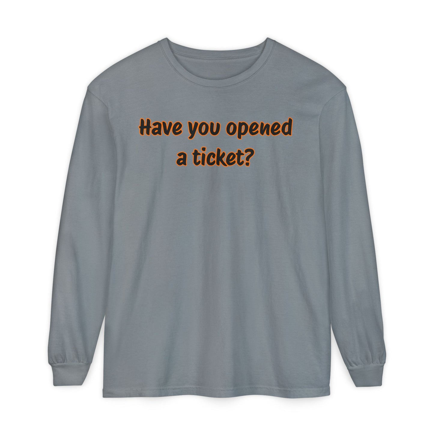 Unisex Garment-dyed Long Sleeve T-Shirt