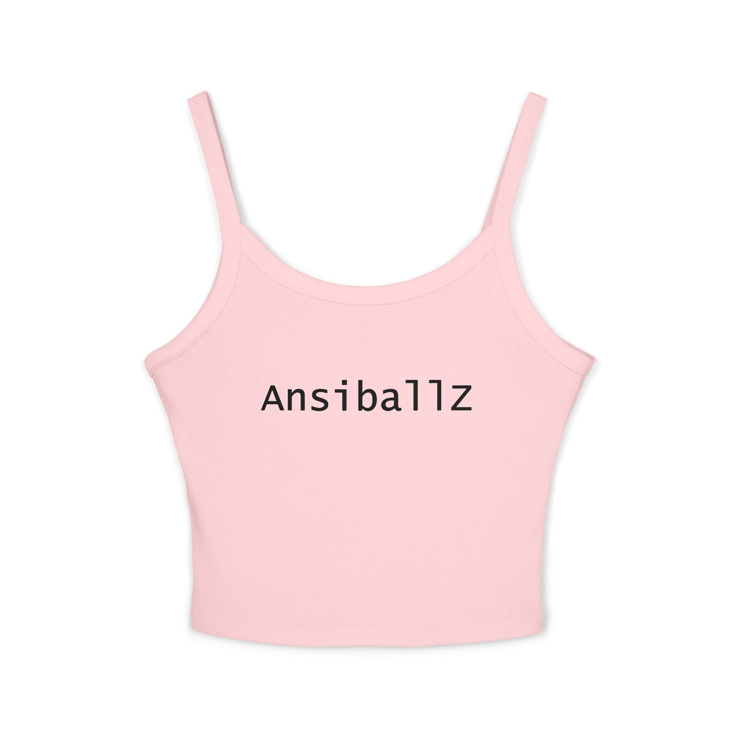 Trendy Women's Spaghetti Strap Tank Top with 'Ansiballz' Design | Ideal for Summer, Casual Wear, Gifts, Festivals, Lounging