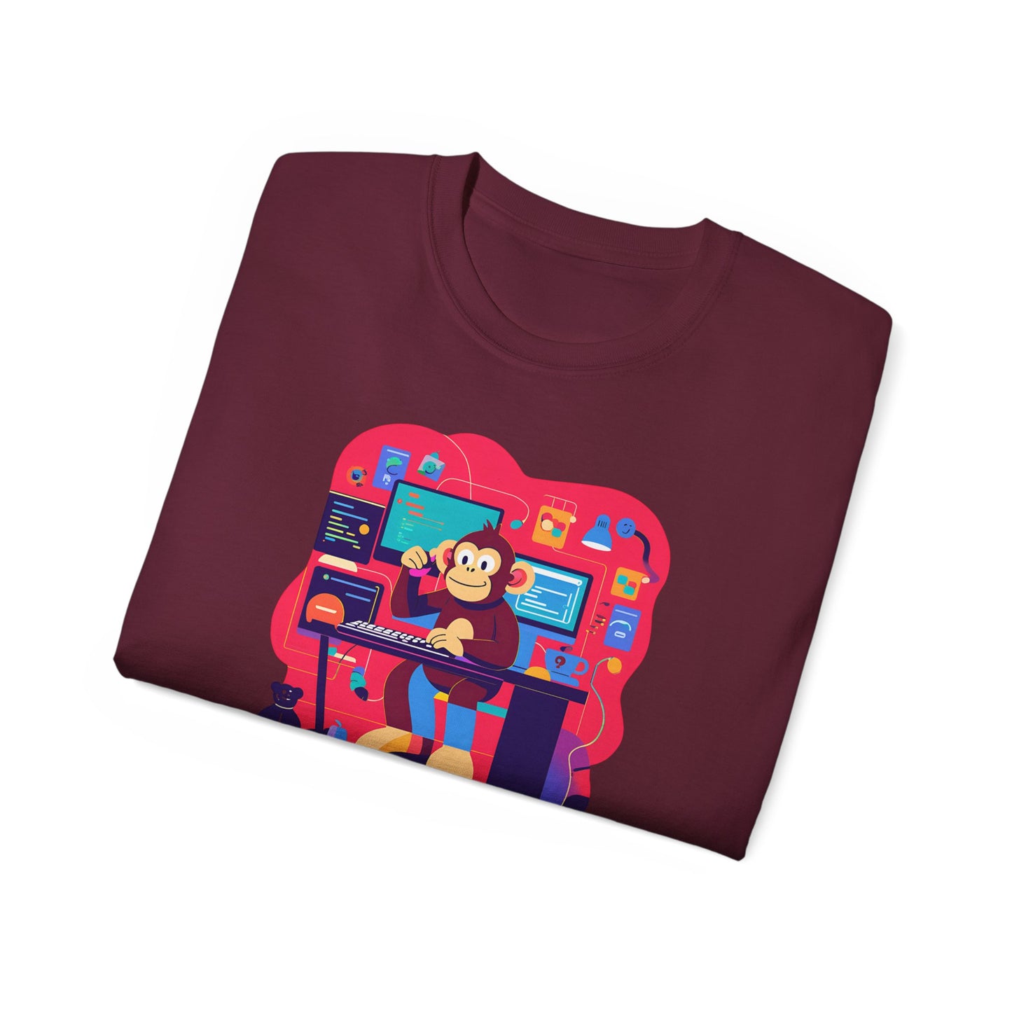 Playful Graphic Tee, Fun Casual Wear, Unique Gift for Gamers, Creative Illustration T-Shirt, Unisex Cotton Shirt, Birthday Present, [...]