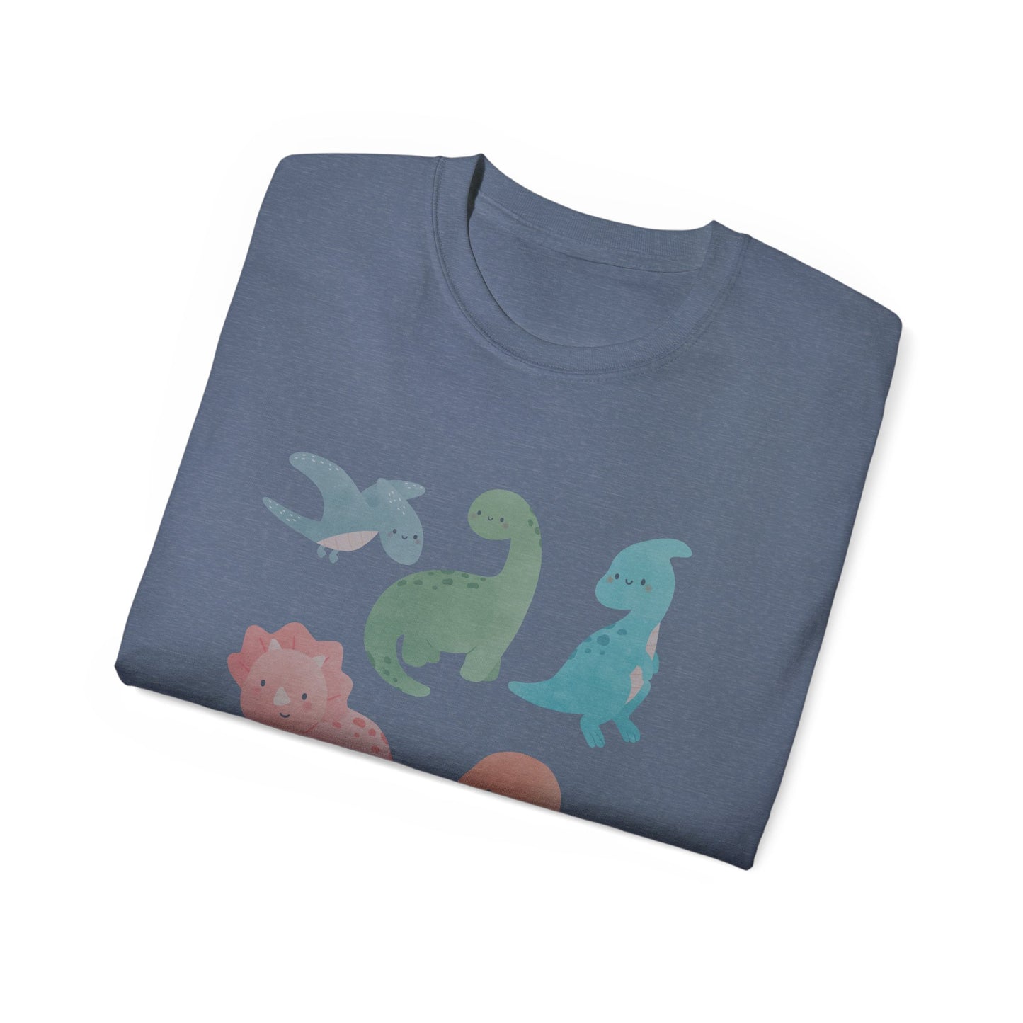 Adorable Dinosaur Graphic Tee - Cute Dino Shirt, Kids Gift, Dinosaur Lovers Apparel, Unisex Casual Wear, Fun Birthday Present