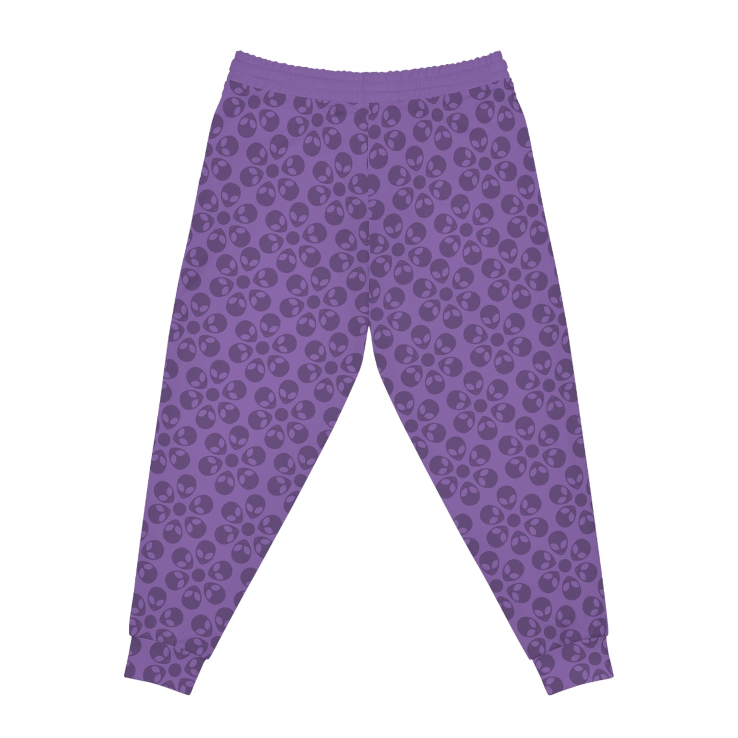 Stylish Floral Athletic Joggers Trendy Joggers Comfortable Workout Pants Casual Loungewear Gifts for Fitness Lovers Alien Flowers Light Purple