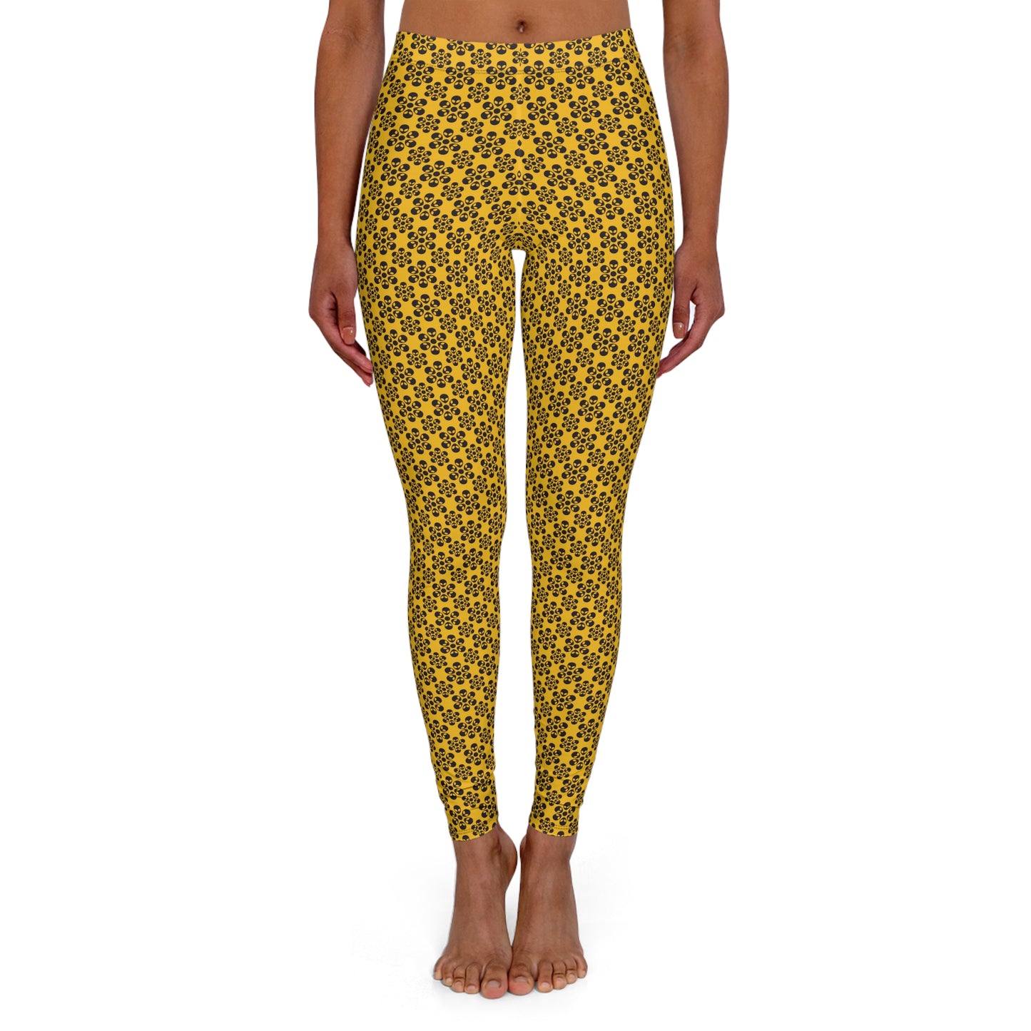 Alien Leggings - Yellow