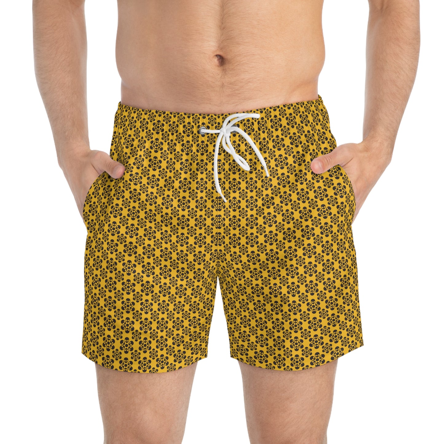 Alien Swim Trunks - Yellow
