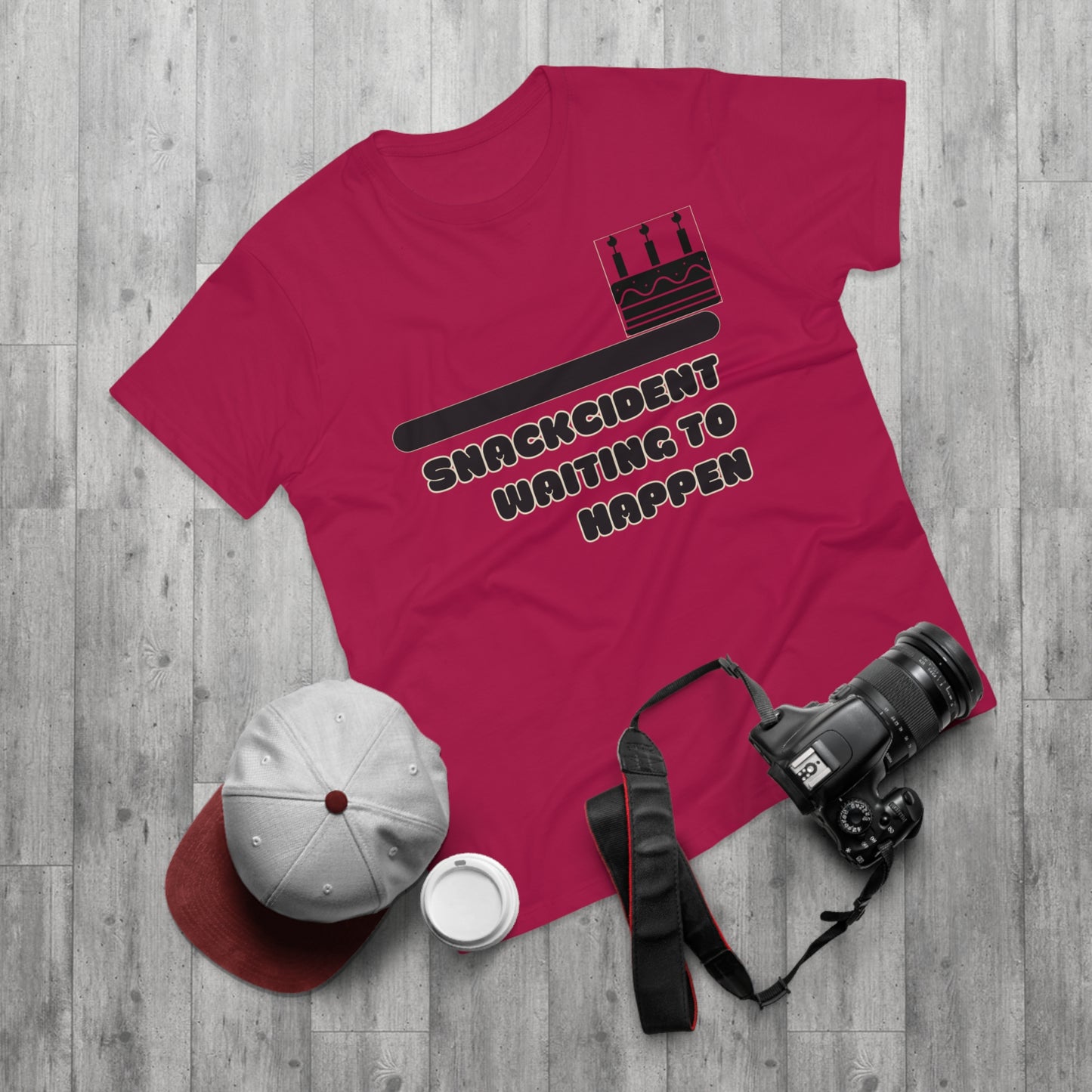 Snackcident Waiting To Happen - Men's T-shirt