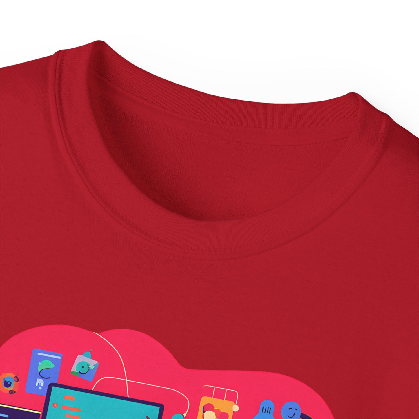 Playful Graphic Tee, Fun Casual Wear, Unique Gift for Gamers, Creative Illustration T-Shirt, Unisex Cotton Shirt, Birthday Present, [...]