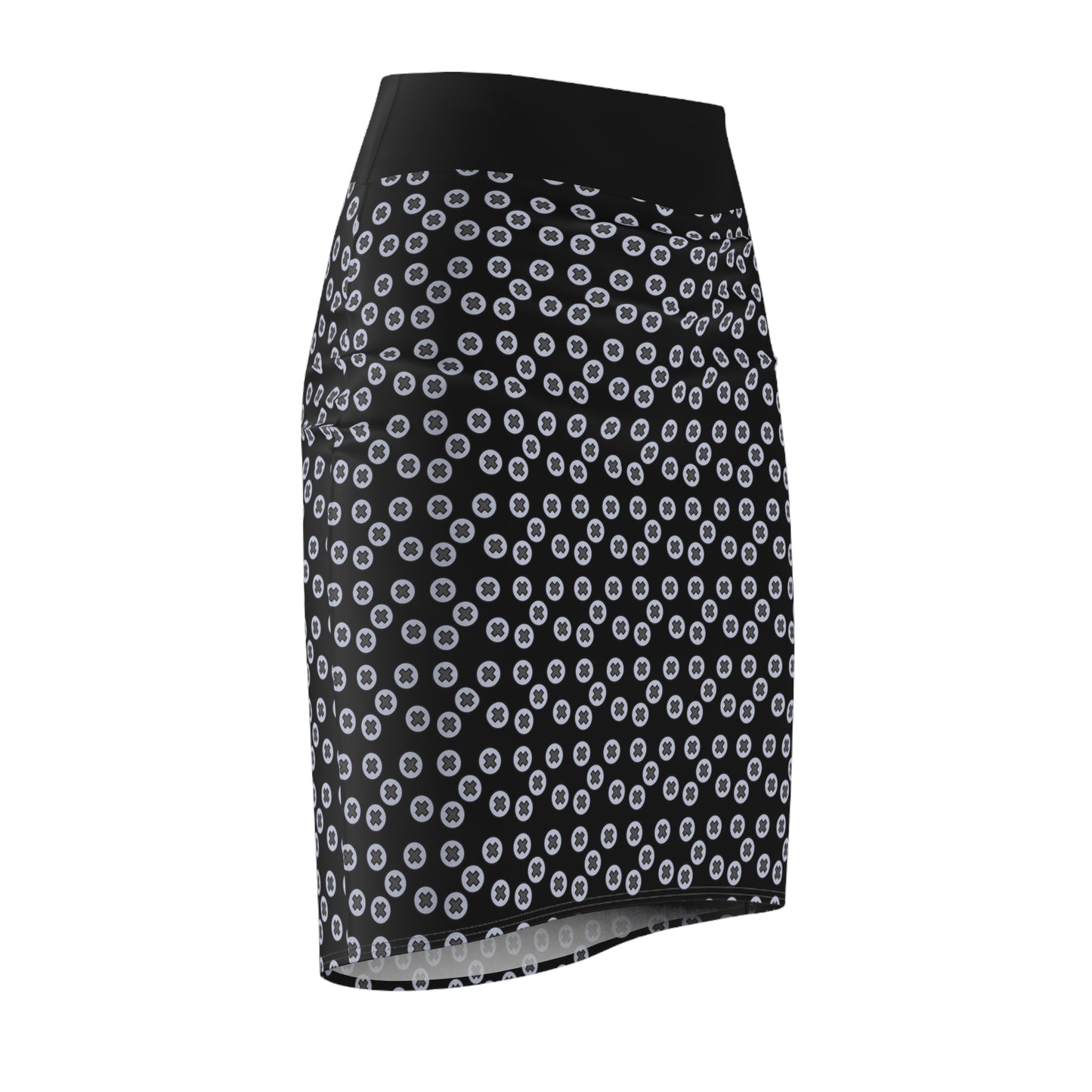Chic Women's Pencil Skirt, Elegant Office Wear, Stylish High-Quality Skirt, Versatile Work Attire, Perfect for Events - Black