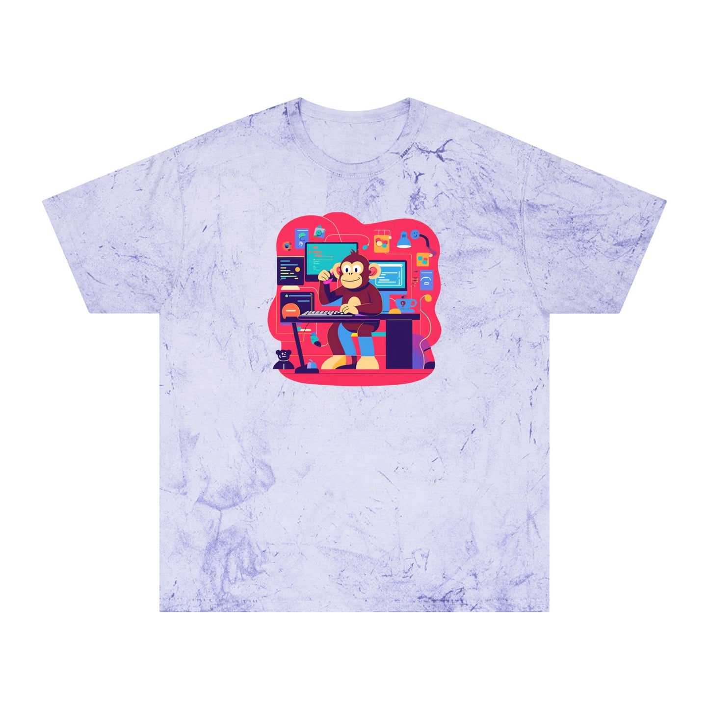 Colorful Gamer T-Shirt | Unisex T-Shirt for Tech Lovers, Video Game Merch, Fun Casual Wear, Unique Gift for Gamers