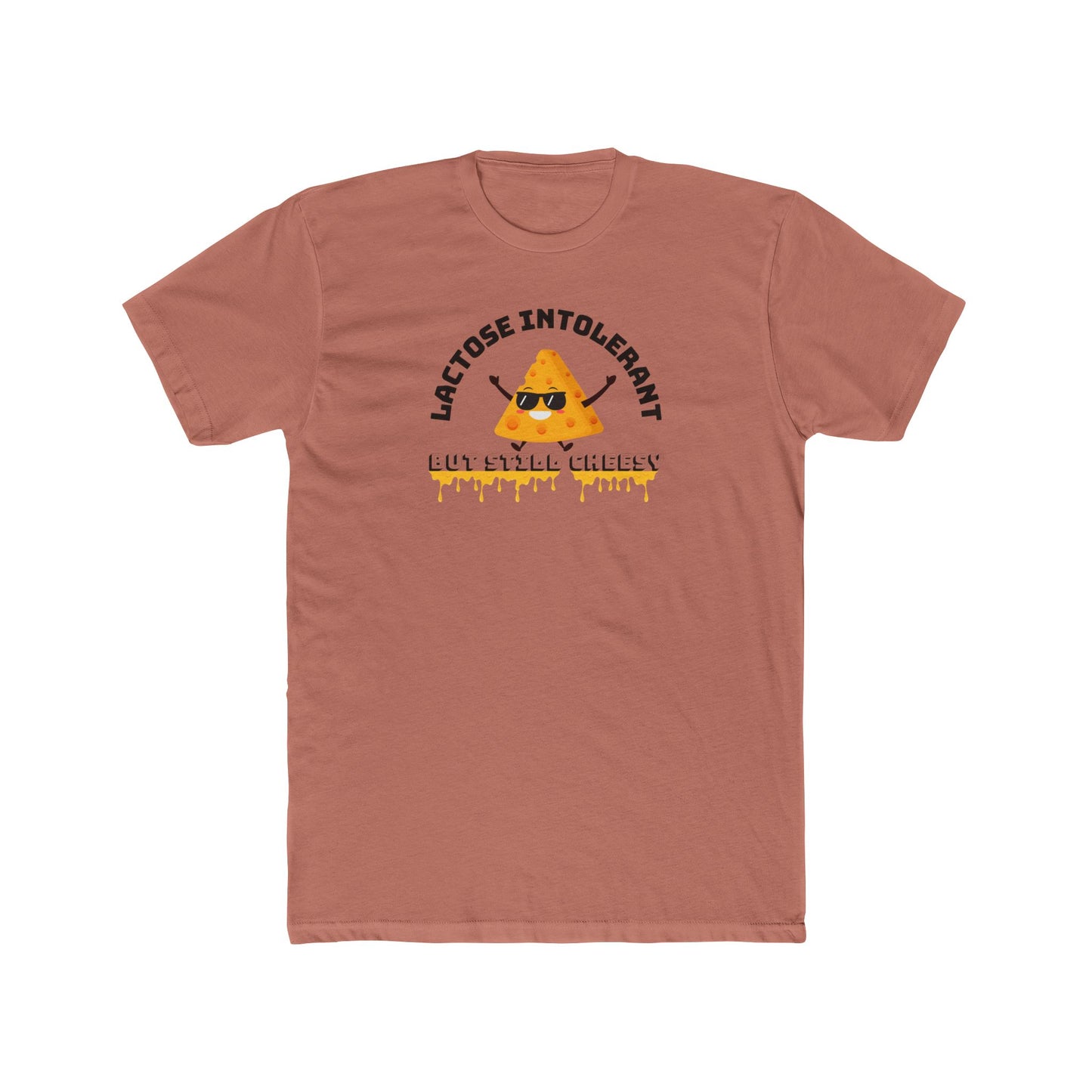 Lactose Intolerant Crew Tee, Funny T-Shirt, Gift for Dairy-Free Friends, Humor Apparel, Food Lover Shirt, Meme T-Shirt